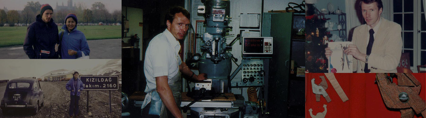 Translation missing: en.A collage of Tim from the beginning of Leatherman Tool Group