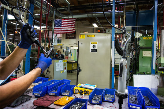 Translation missing: en.Leatherman factory with assembly of new tools