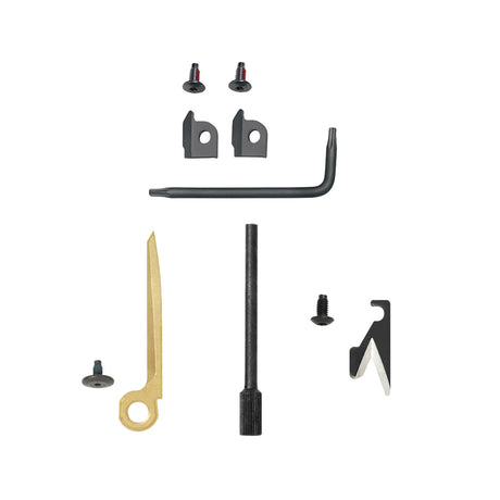 Translation missing: en.Leatherman Black MUT accessory kit displayed on white background. 