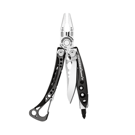 Translation missing: en.Black and silver Skeletool CX in open fanned position