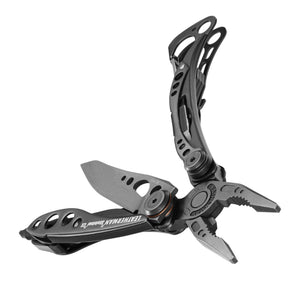 Translation missing: en.Onyx Leatherman Skeletool® CX multitool beauty image showing the various tools and features